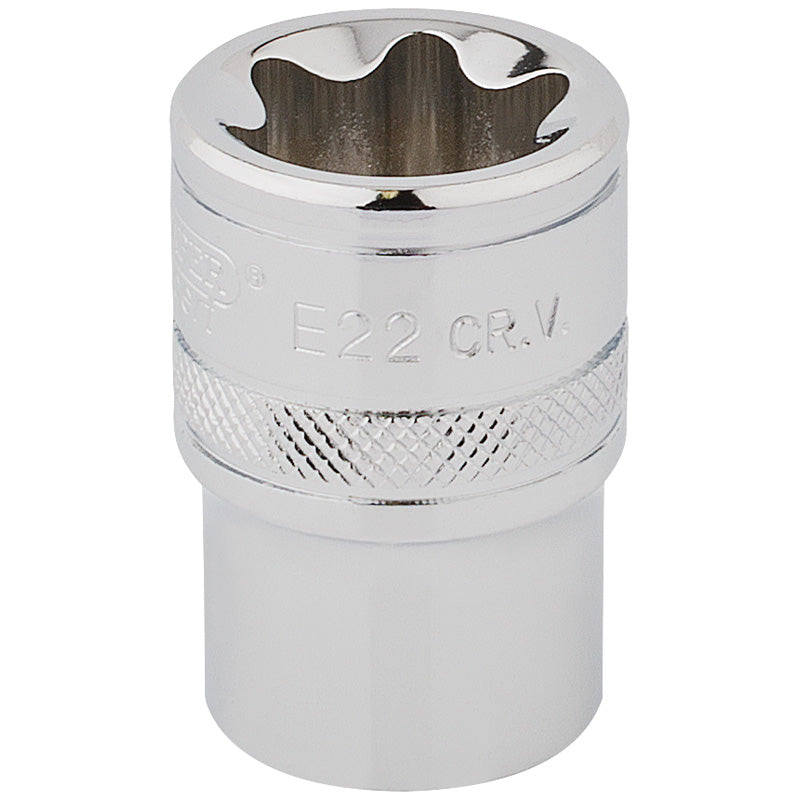 Draper Tools 1/2 Square Drive Draper TX-STAR® Socket (E22) DRA34372