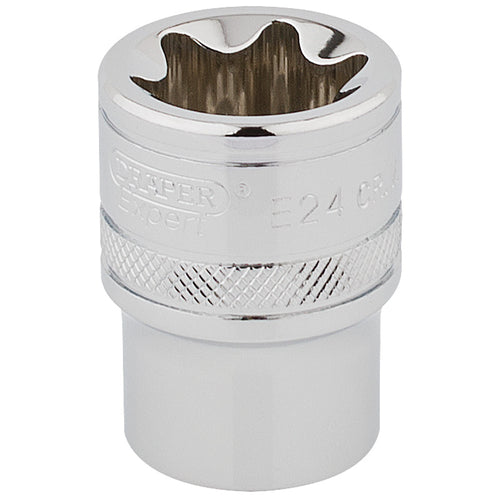 Draper Tools 1/2 Square Drive Draper TX-STAR® Socket (E24) DRA34402