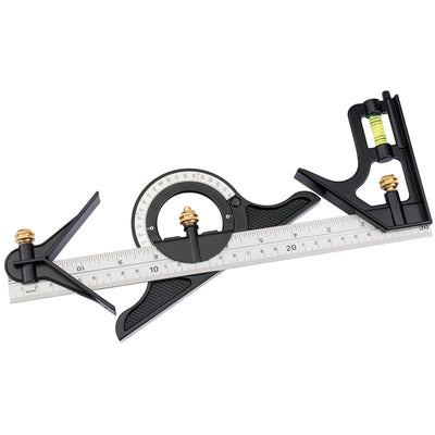 Draper Tools Combination Square with Centre Head and Protractor DRA34704