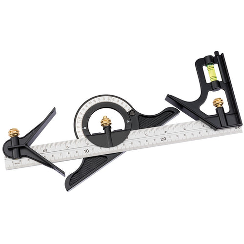 Draper Tools Combination Square with Centre Head and Protractor DRA34704