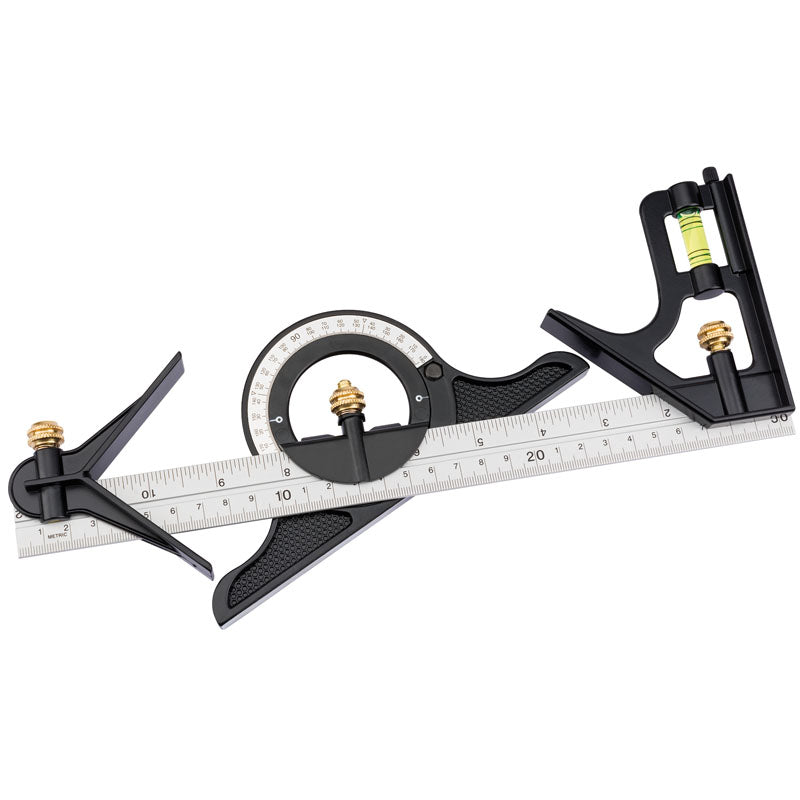 Draper Tools Combination Square with Centre Head and Protractor DRA34704