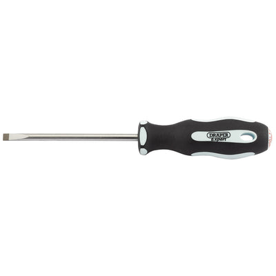 Draper Tools Plain Slot 5.5 x 100mm Soft Grip Parallel Tip Screwdrivers DRA34973