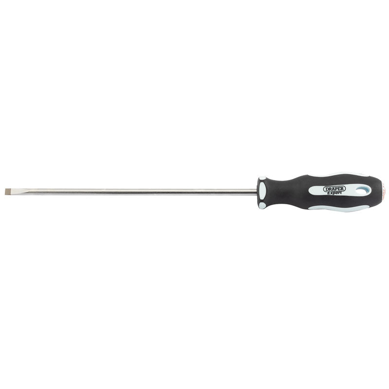 Draper Tools Plain Slot 5.5 x 200mm Soft Grip Parallel Tip Screwdrivers DRA34975