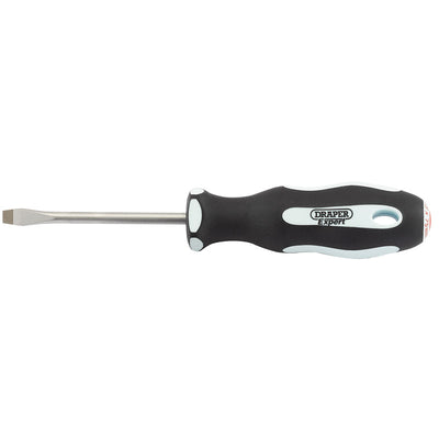 Draper Tools Expert Plain Slot 5.5 x 75mm Soft Grip Screwdrivers DRA34976