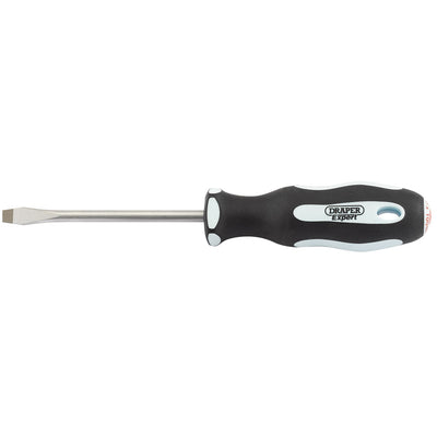Draper Tools Expert Plain Slot 6.5 x 100mm Soft Grip Screwdrivers DRA34978