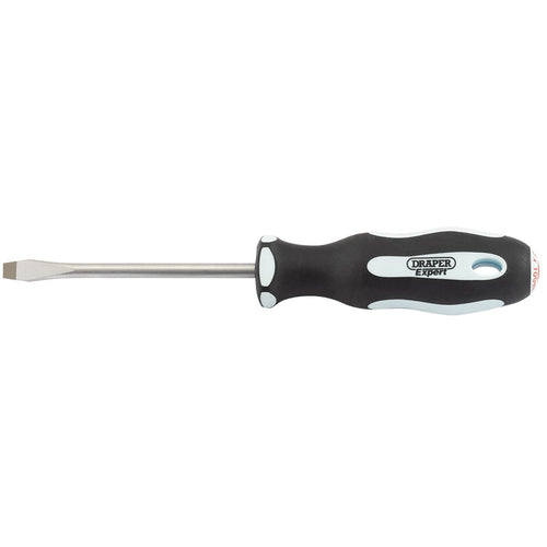 Draper Tools Expert Plain Slot 6.5 x 100mm Soft Grip Screwdrivers DRA34978
