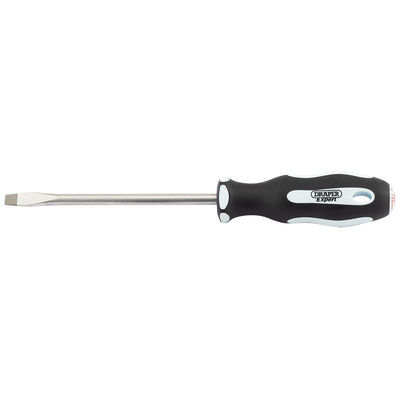Draper Tools Expert Plain Slot 8.0 x 150mm Soft Grip Screwdrivers DRA34979