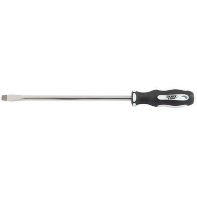 Draper Tools Expert Plain Slot 10 x 250mm Soft Grip Screwdrivers DRA34981