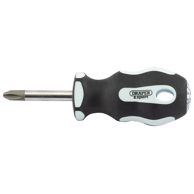 Draper Tools Expert Cross Slot No:2 x 38mm Soft Grip Screwdrivers DRA34991