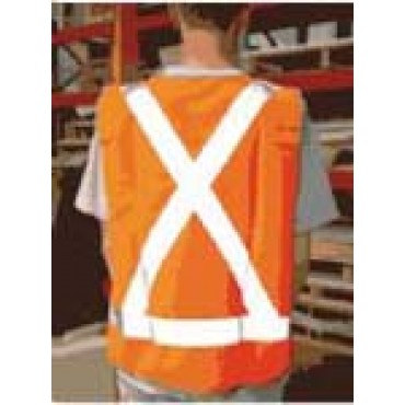HIGH VISIBILTY VEST - REFLECTIVE ORANGE VESTR