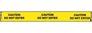 CAUTION DO NOT ENTER TAPE TCI