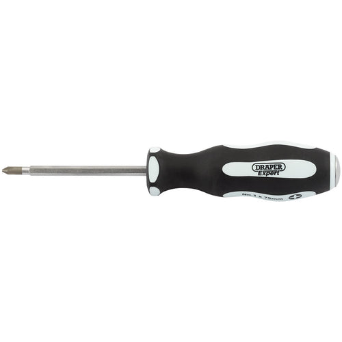 Draper Tools Pound Thru Cross Slot No:3 x 150mm Soft Grip Screwdriver DRA35225