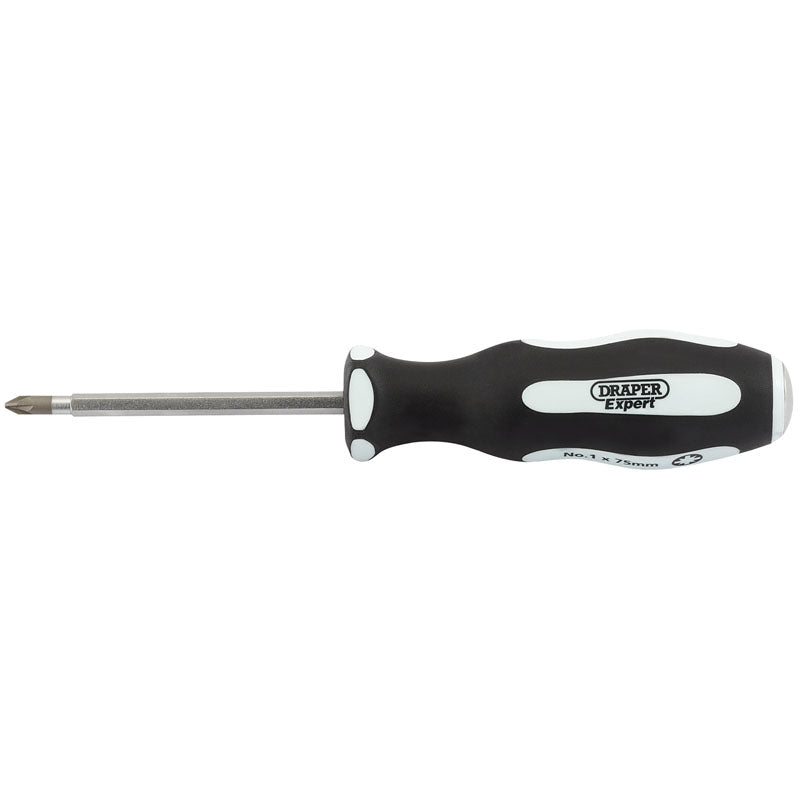 Draper Tools Pound Thru PZ TYPE No:2 x 100mm Soft Grip Screwdriver DRA35230