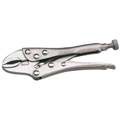 Draper Tools Curved Jaw Self Grip Pliers (140mm) DRA35367
