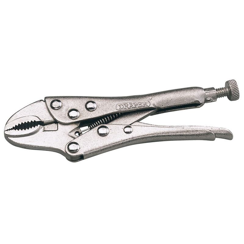 Draper Tools Curved Jaw Self Grip Pliers (140mm) DRA35367