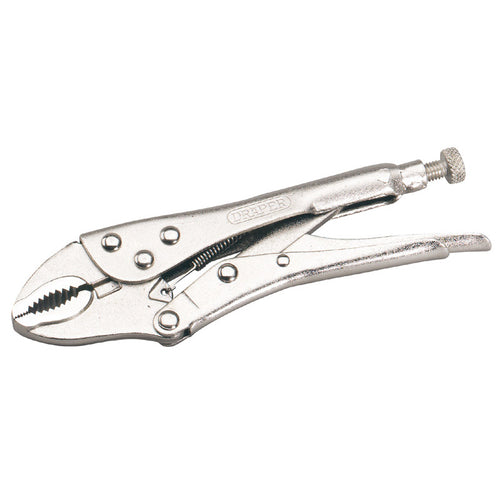 Draper Tools Curved Jaw Self Grip Pliers (185mm) DRA35368