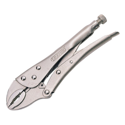 Draper Tools Curved Jaw Self Grip Pliers (220mm) DRA35369
