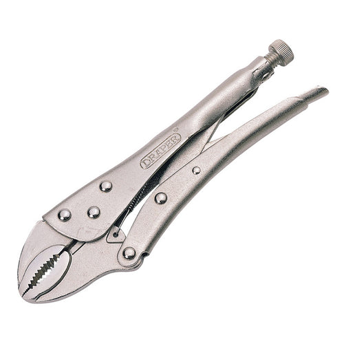Draper Tools Curved Jaw Self Grip Pliers (220mm) DRA35369