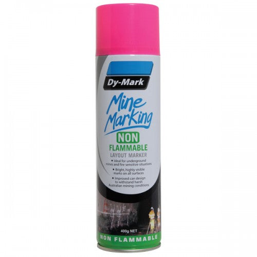 DYMARK Mine Marking Non-Flammable Marking Out Paint-400G-FLURO PINK 38023529