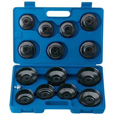 Draper Tools 3/8 Sq. Dr. Oil Filter Cup Socket Set (15 piece) DRA40105