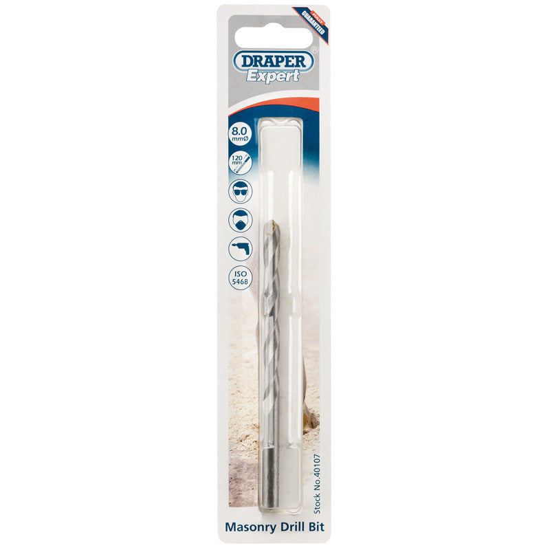 Draper Tools Expert 8 x 120mm Masonry Drill Bit DRA40107