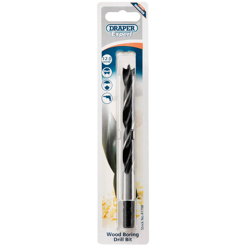 Draper Tools Expert 12.0mm Wood Drill Bit DRA41798