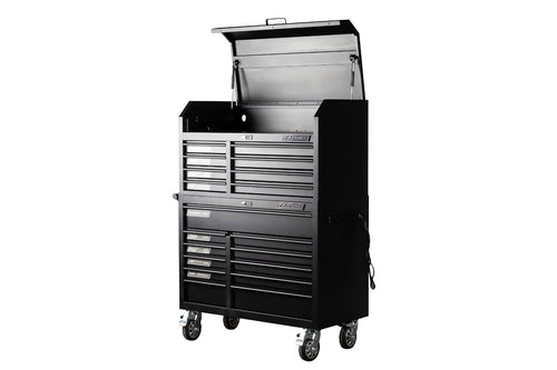 KA BOXES  42" Widebody Roller Cabinet & Tool Chest Combo With Power/USB Outlets-19Drawer