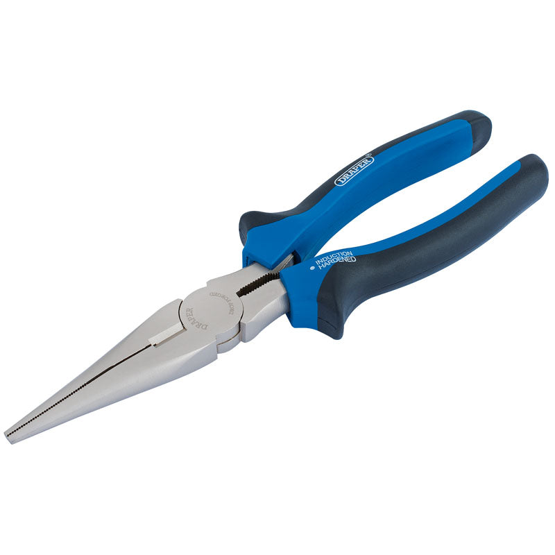 Draper Tools 200mm Soft Grip Long Nose Pliers DRA44143