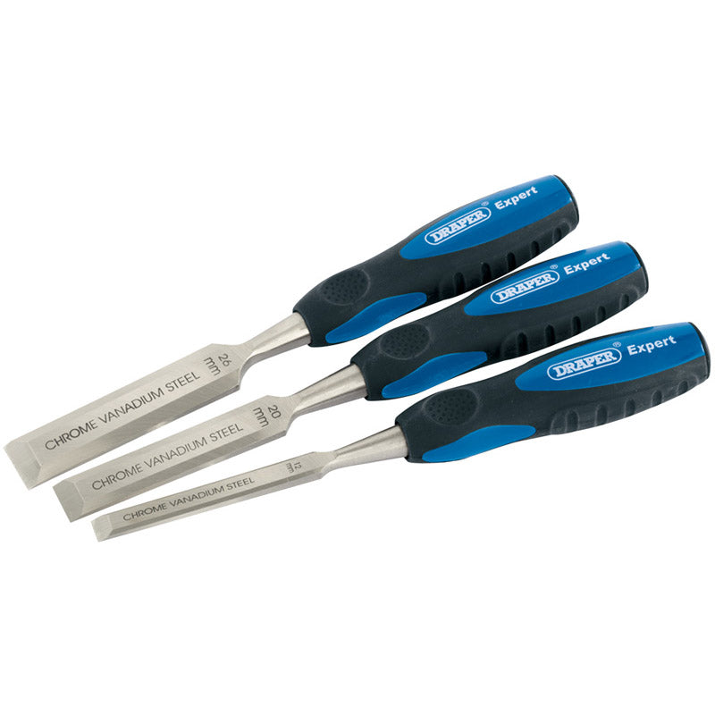 Draper Tools 150mm Chisels with Bevel Edges (3 piece) DRA45865