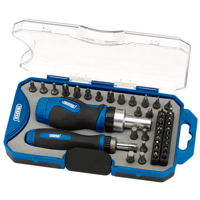 Draper Tools Ratchet Screwdriver and Bit Set (42 Piece) DRA46479
