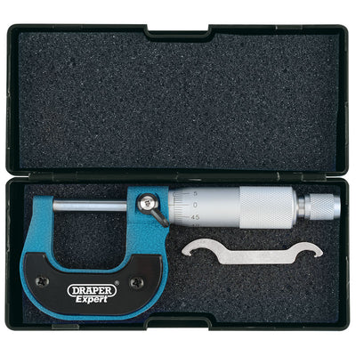 Draper Tools Expert Metric External Micrometer - 0-25mm DRA46603