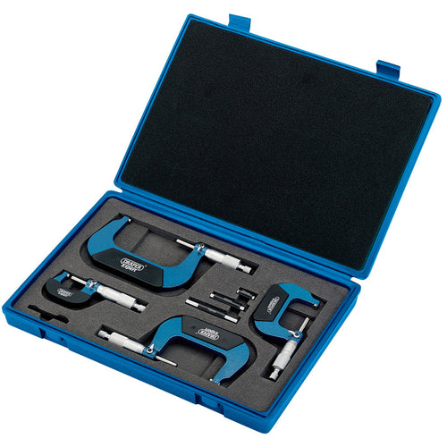 Draper Tools Metric External Micrometer Set (4 Piece) DRA46607