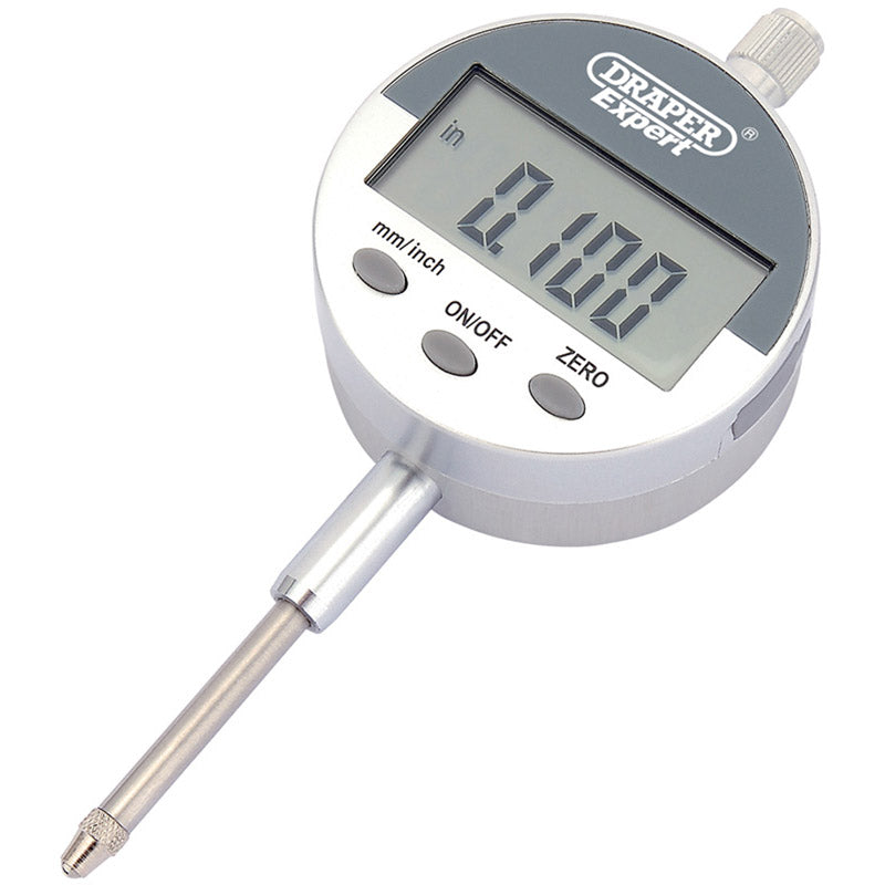 Draper Tools Expert Dual Reading Digital Dial Test Indicator - 0-25mm/0-1 DRA46608