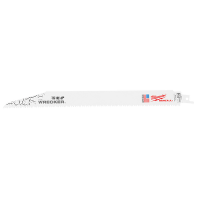 Milwaukee 48005711 The Wrecker General Recip Blade 8TPI 300mm - 5 pack