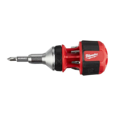 Milwaukee Stubby 8 in 1 MultiBit Ratcheting S/driver – 48222330 - BFD