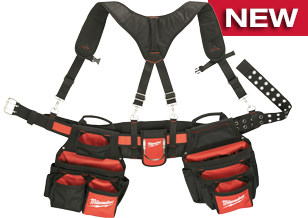 Milwaukee 48228120 Contractor Work Belt W/ Suspension Rig