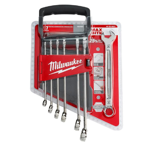 Milwaukee 48229507 7pce Metric Combination Wrench Set