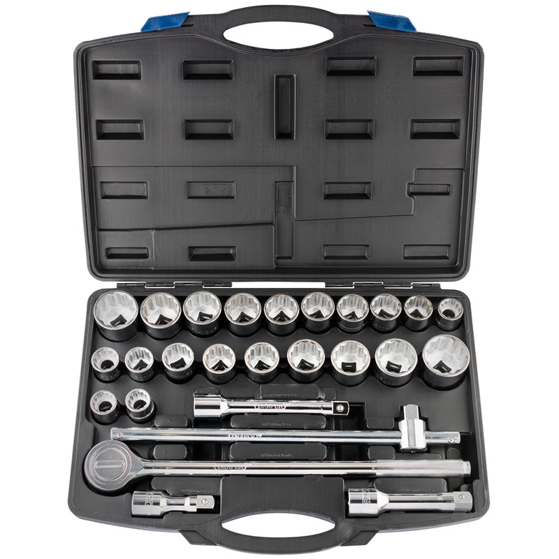 Draper Tools 3/4 Sq. Dr. Combined MM/AF Socket Set (26 Piece) DRA48329