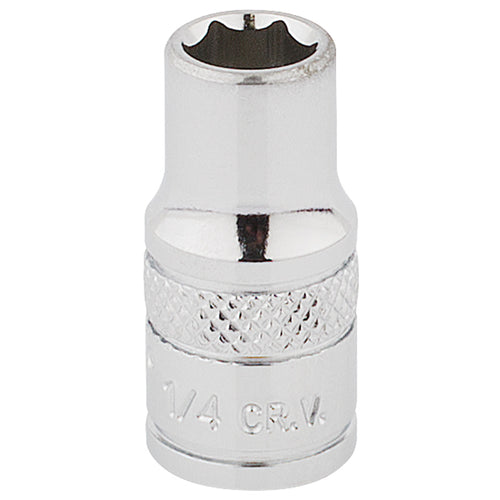 Draper Tools 1/4 Square Drive Hi-Torq® 6 Point Socket (1/4) DRA48444