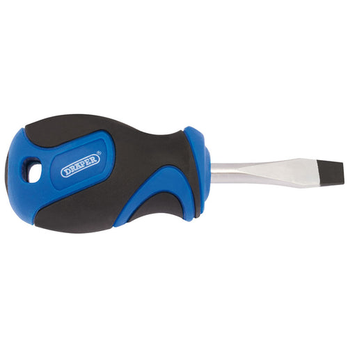 Draper Tools 6.0 x 38mm Plain Slot Screwdriver with Soft Grip Handles DRA48921
