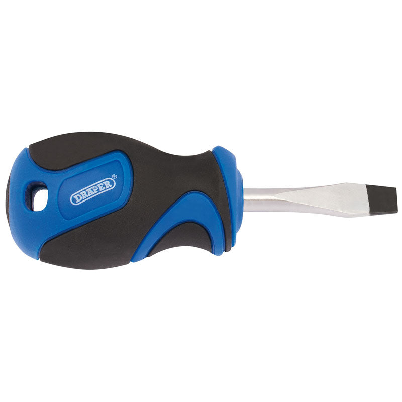 Draper Tools 6.0 x 38mm Plain Slot Screwdriver with Soft Grip Handles DRA48921