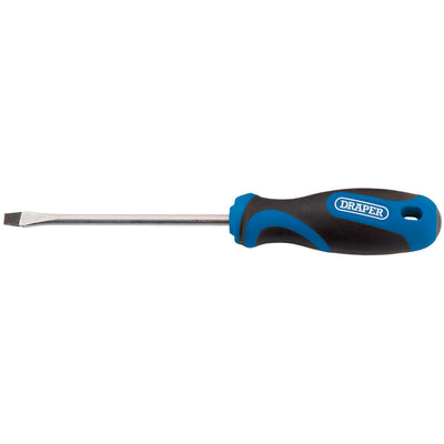 Draper Tools 5.0 x 100mm Plain Slot Screwdriver with Soft Grip Handles DRA48922