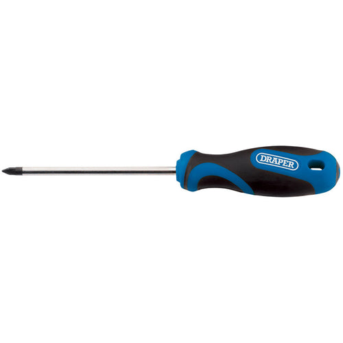 Draper Tools No.1 x 75mm Cross Slot Screwdriver with Soft Grip Handles DRA48931