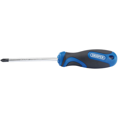 Draper Tools No.2 x 100mm Cross Slot Screwdriver with Soft Grip Handles DRA48932