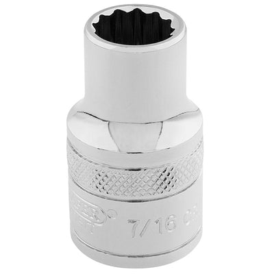 Draper Tools 3/8 Square Drive Hi-Torq® 12 Point Socket (7/16) DRA49018