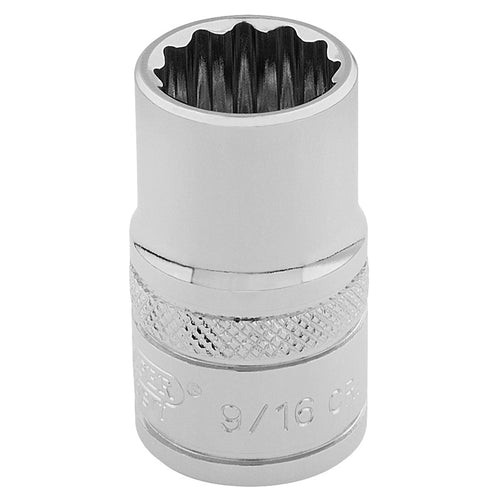 Draper Tools 3/8 Square Drive Hi-Torq® 12 Point Socket (9/16) DRA49457