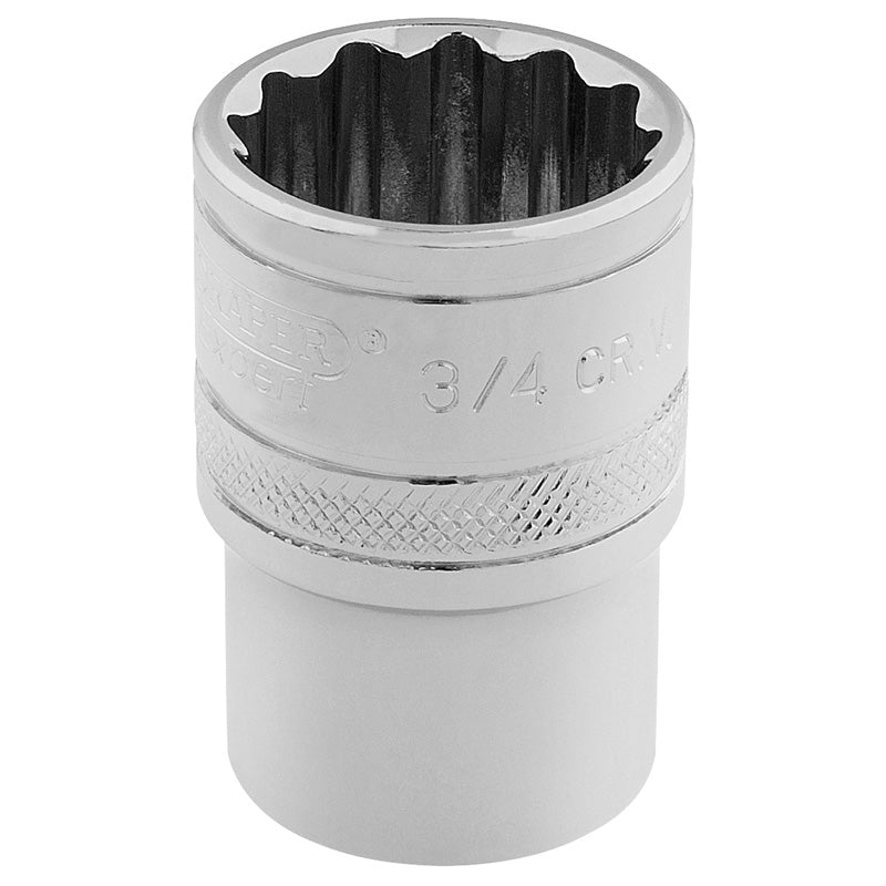 Draper Tools 3/8 Square Drive Hi-Torq® 12 Point Socket (3/4) DRA49481