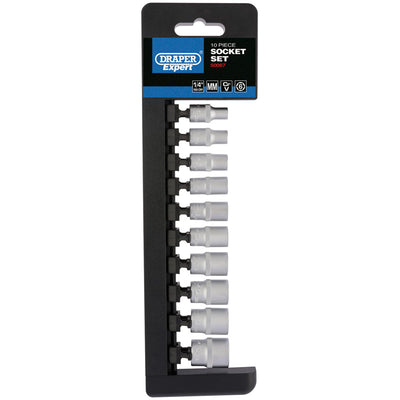 Draper Tools 1/4 Sq. Dr. Metric Socket Set (10 Piece) DRA50067