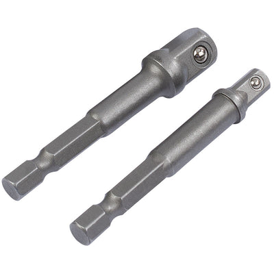 Draper Tools 1/4 Hex. x 1/4 and 3/8 Square Drive Adaptors DRA50087