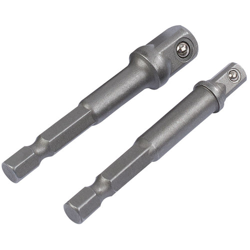 Draper Tools 1/4 Hex. x 1/4 and 3/8 Square Drive Adaptors DRA50087